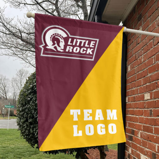 Little Rock vs Custom Team House Divided Flag, Personalized College Flag Little Rock vs Custom Team House Divided Flag, Personalized College Flag