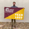 Little Rock vs Custom Team House Divided Flag, Personalized College Flag 2 Little Rock vs Custom Team House Divided Flag, Personalized College Flag