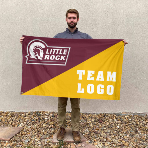 Little Rock vs Custom Team House Divided Flag, Personalized College Flag Little Rock vs Custom Team House Divided Flag, Personalized College Flag