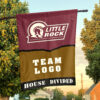 Little Rock vs Custom Team House Divided Flag, Personalized House Flag