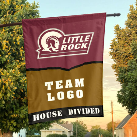 Little Rock vs Custom Team House Divided Flag, Personalized House Flag