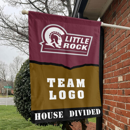Little Rock vs Custom Team House Divided Flag, Personalized House Flag