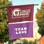 Little Rock vs Custom Team House Divided Flag, Personalized NCAA Flag