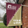 Little Rock vs Custom Team House Divided Flag, Personalized Split Flag