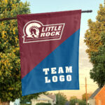 Little Rock vs Custom Team House Divided Flag, Personalized Team Flag