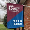 Little Rock vs Custom Team House Divided Flag, Personalized Team Flag