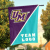 Montevallo Falcons vs Custom Team House Divided Flag, College Custom Flag