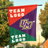 Montevallo Falcons vs Custom Team House Divided Flag, Custom College Flag