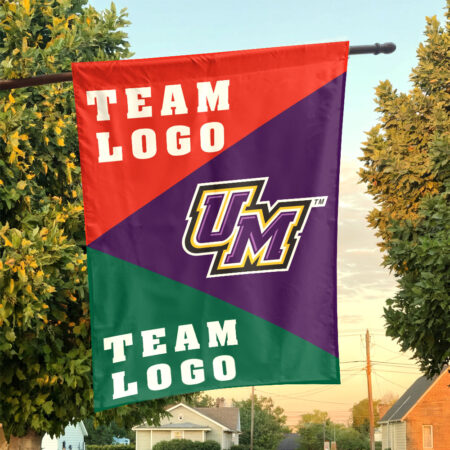 Montevallo Falcons vs Custom Team House Divided Flag, Custom College Flag