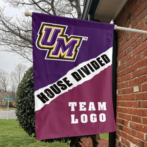 Montevallo Falcons vs Custom Team House Divided Flag, Custom House Flag
