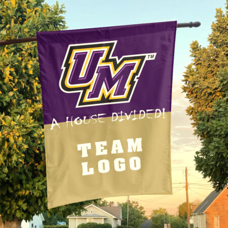 Montevallo Falcons vs Custom Team House Divided Flag, Custom Rivalry Flag