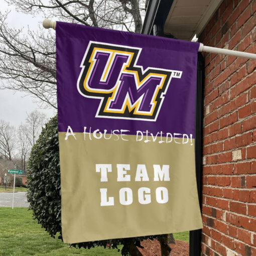 Montevallo Falcons vs Custom Team House Divided Flag, Custom Rivalry Flag