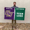 Montevallo Falcons vs Custom Team House Divided Flag, Custom Spirit Flag 2 Montevallo Falcons vs Custom Team House Divided Flag, Custom Spirit Flag