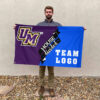 Montevallo Falcons vs Custom Team House Divided Flag, Custom Team Flag 2 Montevallo Falcons vs Custom Team House Divided Flag, Custom Team Flag