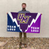 Montevallo Falcons vs Custom Team House Divided Flag, NCAA College Flag 2 Montevallo Falcons vs Custom Team House Divided Flag, NCAA College Flag