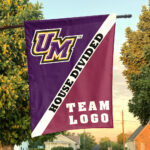Montevallo Falcons vs Custom Team House Divided Flag, NCAA Custom Flag