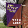 Montevallo Falcons vs Custom Team House Divided Flag, NCAA House Flag