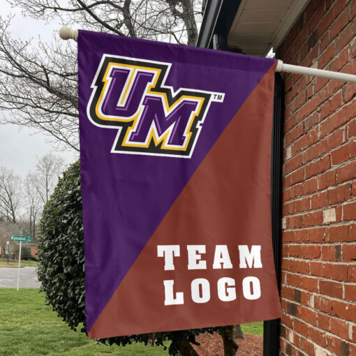 Montevallo Falcons vs Custom Team House Divided Flag, NCAA House Flag
