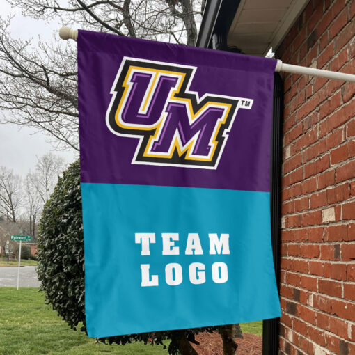 Montevallo Falcons vs Custom Team House Divided Flag, NCAA Two Team Flag Montevallo Falcons vs Custom Team House Divided Flag, NCAA Two Team Flag