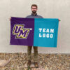 Montevallo Falcons vs Custom Team House Divided Flag, NCAA Two Team Flag 2 Montevallo Falcons vs Custom Team House Divided Flag, NCAA Two Team Flag
