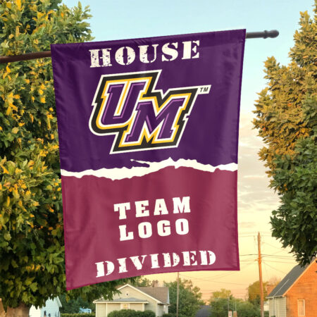 Montevallo Falcons vs Custom Team House Divided Flag, Personalized College Flag
