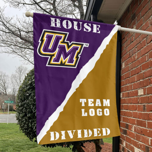 Montevallo Falcons vs Custom Team House Divided Flag, Personalized House Flag Montevallo Falcons vs Custom Team House Divided Flag, Personalized House Flag