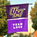 Montevallo Falcons vs Custom Team House Divided Flag, Personalized Spirit Flag