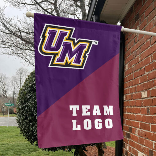Montevallo Falcons vs Custom Team House Divided Flag, Personalized Split Flag Montevallo Falcons vs Custom Team House Divided Flag, Personalized Split Flag