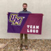 Montevallo Falcons vs Custom Team House Divided Flag, Personalized Split Flag 2 Montevallo Falcons vs Custom Team House Divided Flag, Personalized Split Flag