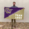 Montevallo Falcons vs Custom Team House Divided Flag, Personalized Team Flag 2 Montevallo Falcons vs Custom Team House Divided Flag, Personalized Team Flag