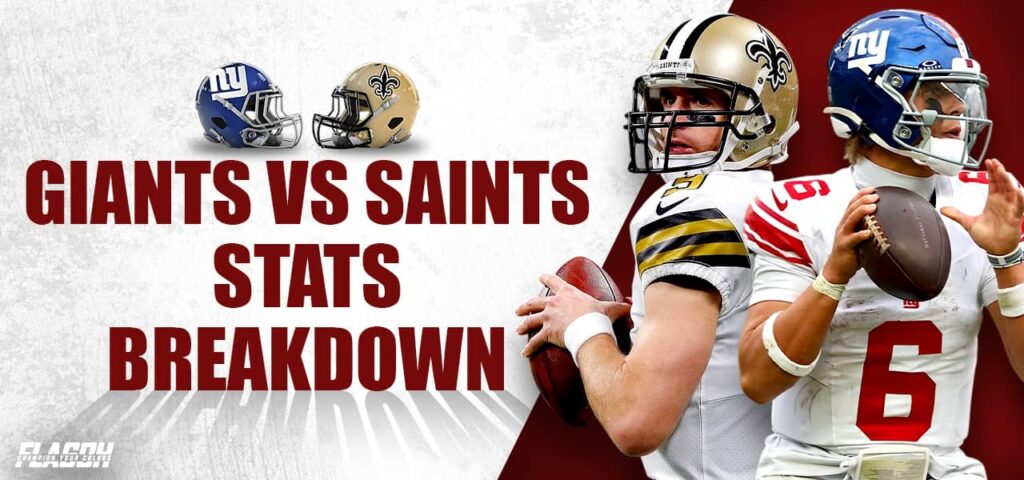 New York Giants vs New Orleans Saints Stats Breakdown