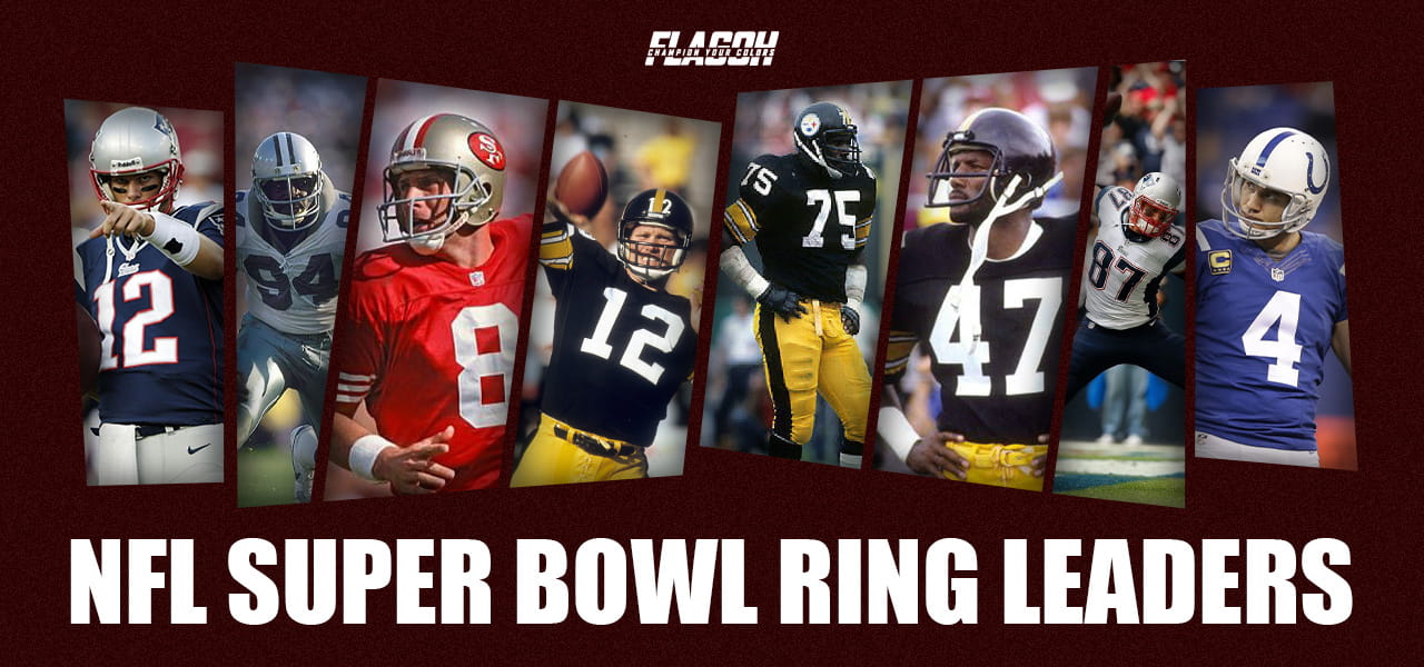 nfl players with the most super bowl rings ranked