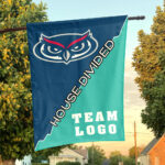 Owls vs Custom Team House Divided Flag, College Custom Flag