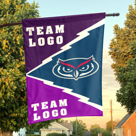 Owls vs Custom Team House Divided Flag, Custom Spirit Flag