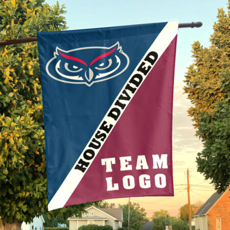 Owls vs Custom Team House Divided Flag, Custom Split Flag
