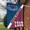 Owls vs Custom Team House Divided Flag, Custom Split Flag