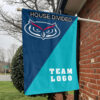 Owls vs Custom Team House Divided Flag, Custom Team Flag