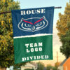 Owls vs Custom Team House Divided Flag, NCAA College Flag