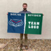 Owls vs Custom Team House Divided Flag, NCAA College Flag