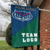 Owls vs Custom Team House Divided Flag, NCAA Custom Flag