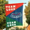 Owls vs Custom Team House Divided Flag, NCAA Spirit Flag