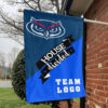 Owls vs Custom Team House Divided Flag, NCAA Team Flag