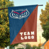 Owls vs Custom Team House Divided Flag, Personalized College Flag