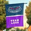 Owls vs Custom Team House Divided Flag, Personalized NCAA Flag