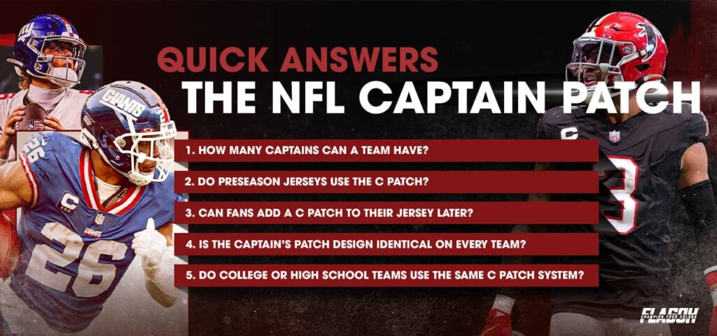 Quick Answers About The NFL Captain Patch