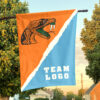Rattlers vs Custom Team House Divided Flag, Custom College Flag