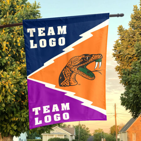 Rattlers vs Custom Team House Divided Flag, Custom Spirit Flag