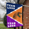 Rattlers vs Custom Team House Divided Flag, Custom Spirit Flag