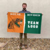 Rattlers vs Custom Team House Divided Flag, NCAA College Flag