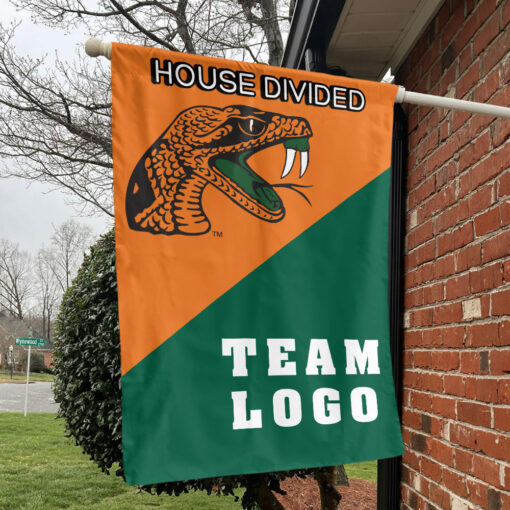 Rattlers vs Custom Team House Divided Flag, NCAA Custom Flag